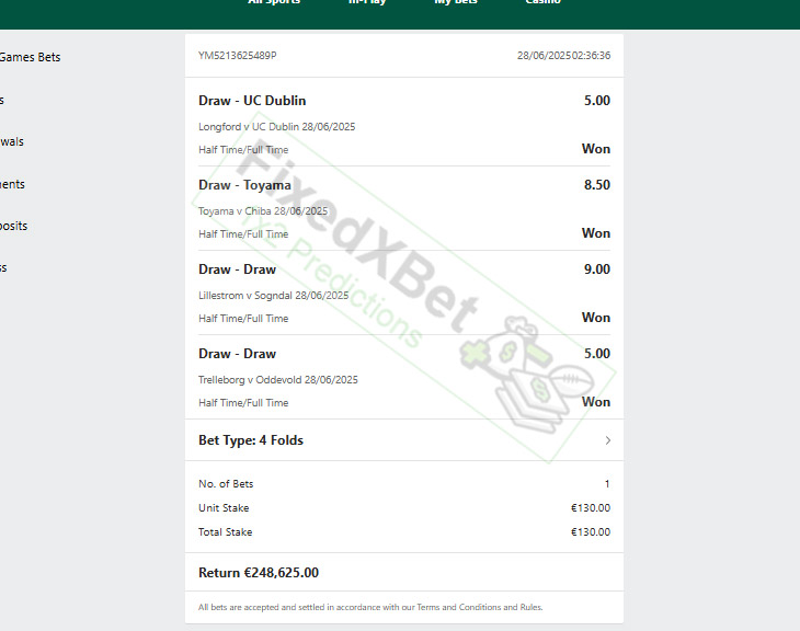 Real Source Fixed Matches